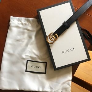 Authentic Small Logo Gucci Belt